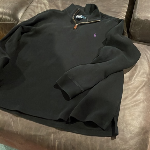 THREE quarter zip sweaters.   Selling all three  together.   Great quality - Picture 4 of 8